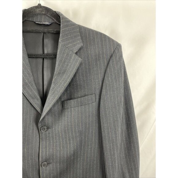 Banana Republic Modern Wool Pinstriped Suit Jacket Mens Size 38R - Picture 2 of 16